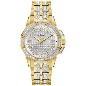 Bulova Diamond Two Tone Gold Watch